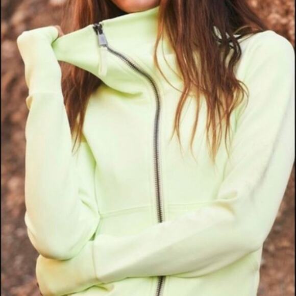 Free People Movement Lead The Pack Jacket Sweatshirt Activewear Granola Large - Picture 2 of 9